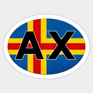 Ax Åland Sticker